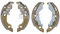 SWAG Bremsbackensatz 33 10 0567 hinten PUNTO (188) 32mm 1,313kg 180mm