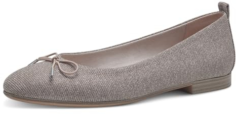 Tamaris Damen Ballerinas Textil Vegan; Rose Glam/rosa; 38
