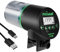 Petbank USB Charger Automatic Fish Feeder - Large-Capacity Lithium Battery for Aquarium Fish Tank with LCD Display, Food Dispenser (Black)