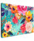 MuchoWow© Impression sur Toile Peinture 70x50 cm Tableau Mural Decoration Salon Reproductions de Tableaux Murale Moderne Fleurs - Peinture à l'huile - Colorées - Nature