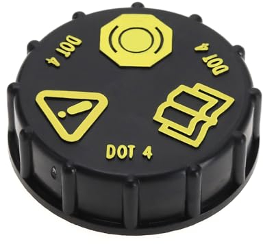 eMagTech Car Brake Fluid Bottle Cover Car Brake Fluid Reservoir Bottle Cap 0335561779j 1831528 6M512162AA Compatible with Ford S-Max Galaxy Transit Focus Mondeo C-Max