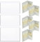jiawaggag Lot De 3 Pochette Carte Grise et Assurance - Étui Protection Certificat Immatriculation - Pochette Transparente Plastique pour Documents Voiture Moto (3, Transparent)