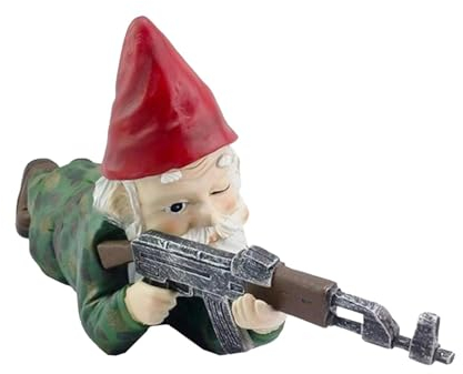 Gartenzwerg Lustig Gartenfiguren & Gartenstatuen Gartendeko Für Draußen Figuren Gartenzwerge Für Außen Zwerg Statuen Gartendekoration Harzskulptur Dekofigur (C)