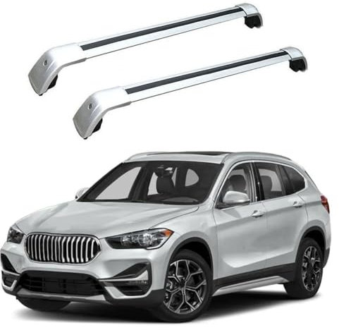 Dachträger, Für BMW X1 F48 2016-2022,RelingträGer,offene Dachrelings mit,Dachträger Querstange,Lastenträger,Fracht Dachträger,B