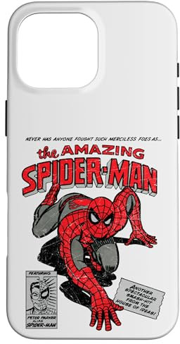 Marvel Spider-Man Retro Comic Case for iPhone 16 Pro Max