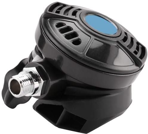 Fangxuee Tauchen Tauchen 2. Stufe Atemen Regler Professioneller Unterwasser Tauchen Oktopus Atemen Regler ZubehöR-Schwarz