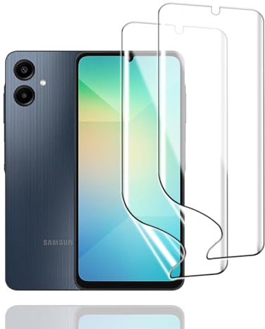 KoasVonson Film de Protection d'écran Hydrogel pour Samsung Galaxy A06, 2 Pièces TPU Souple Transparent HD Anti-Bulles Anti-Rayures Auto-Réparatrice