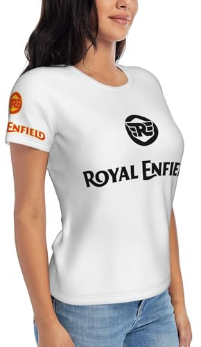 Damen Ro&yal T-Shirt Kurzarm Schwarz En&Field Tee Shirts Rundhals Weiches Tshirt für Frauen Fans Geschenke Merch Kleidung Neuheit Tops