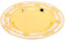 EXQUIMEUBLE Plateau Rétro Rond or Pour Décoration De Maison Support De Tasse à Café Rangement De Bijoux Et Accessoire Élégant Pour Salon Et Bureau