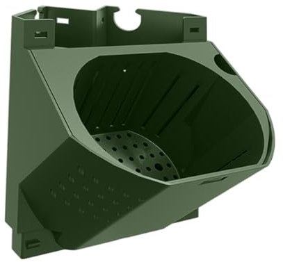 Happyyami 1 Pieza Maceta de Pared para Plantas de Esquina Macetas al Aire Interior Planta Colgante montado en la Pared Muro maceteros Jardinera de Esquina Recipiente de Plantas Verde