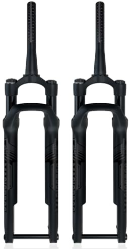 HWEVDHJ 700C Gravel Bici da Strada Forcella Ammortizzata 60mm Corsa Freno A Disco Forcella Anteriore 1-1/2 Conica XC Forcellas Ad Aria Perno Passante 12X100mm