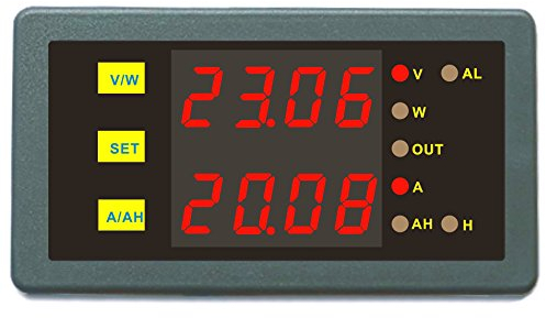 DC programmierbarer Messgerät, Controller, 0–200 V, 0–50 A, Volt, Ampere, Power-Ah, automatische Abschaltung, Spannungsmesser, Strommessgerät