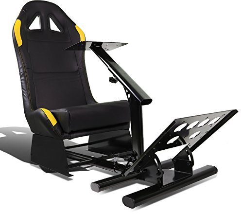 DNA Motoring RS-GAME-T1-YE Videospiel Rennsitz Simulator