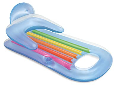 Intex 58802 - Luftmatratze King Kool Lounge 160 x 85 cm Blau