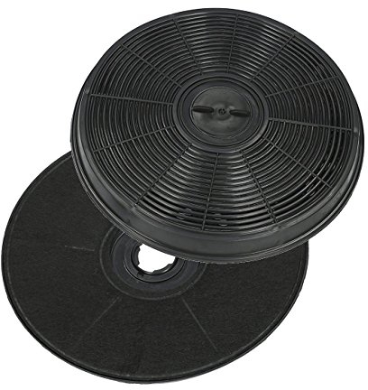 Ersatzkohlefilter für GZD0339, EFF54, ZUB526, 50294677005 - passend für diverse Abzugshauben von Alno, Zanker, AEG Electrolux, Küppersbusch, Zanussi - Sparset mit 2 Stück