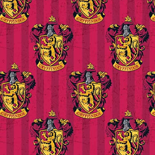 Stoff, Harry-Potter-Motiv, 100% Baumwolle VISF58 Harry Potter – Gryffindor Red