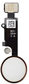 Smartex® Home Button Flexkable kompatibel mit iPhone 8 - Gold Homebutton Schalter Ersatzteil