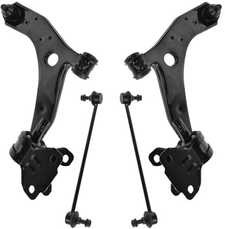 TRQ Vorderradaufhängungssatz, Querlenker mit Kugelgelenk, Querlenker, Stabilisator, kompatibel mit Mazda 3 2010–2013