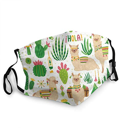 Staubmasken Vollgesichtsmaske Süße Kakteen in Töpfen Socken Staubdicht Sonnenschutz Turban Maske Kopfschmuck Mundmasken - - Einheitsgröße