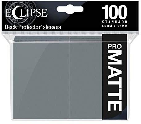Ultra Pro - Eclipse Standard Matte Sleeves 100 Pack - Smoke Grey