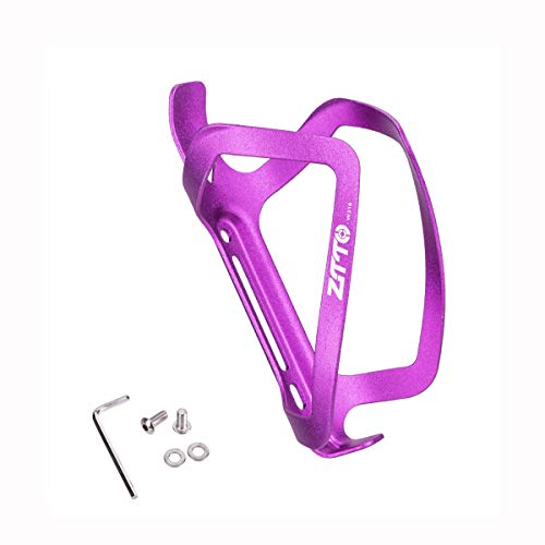 Cool Bicycle Water Holder Cage for Road and Mountain Bikes, Prams and Wheelchair (Purple)