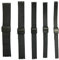 NC Ersatz-Uhrenarmband für Skagen Bering Unisex-Uhren mit Schraube (12 mm, Schwarz)