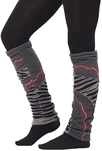 PUREWONDER Damen Stulpen Beinstulpen Beinwärmer Modell Nr. 26 Grau