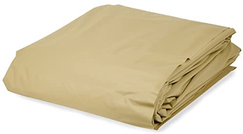 Folie rund 0,8 mm Sand 500 x 120 cm, Deutsche Herstellung, Auskleidung, Innenhülle, Stahlwand, Pool, Einhängebiese