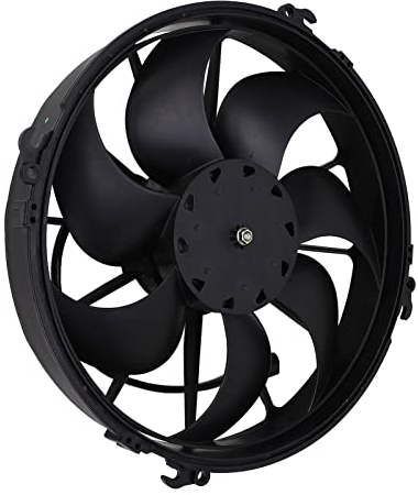 24V Auto Kühlluftgebläse 7 Flügel 160W Leistung Kondensator Lüfter Montage AC Kondensator Elektrischer Lüfter für Busse LKW