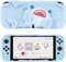 GeekShare Cute Plush Protective Case Cover - Shock-Absorption and Anti-Scratch Skin Case Compatible with Nintendo Switch OLED Console and Joy Con - Plush Shark