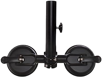 kowaku Doppelte Saugnapf-Fahnenmast-Halterung, verstellbare Universal-Halterung für Auto, Wohnmobil, Boot, Motorrad