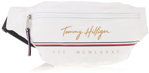 Tommy Hilfiger Herren York Hp Fanny Pack Etablierte Bauchtasche, Helles Weiß