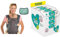 Infantino Flip Advanced 4-in-1-Trage mit Lätzchen & Pampers Sensitive Baby Feuchttücher, 1200 Tücher (15 x 80) Für Empfindliche Babyhaut, Dermatologisch Getestet, Baby Erstausstattung Für Neugeborene