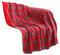 Weihnachtsdecke Schottenkaro Decke Fleecedecke Fleece überwurf Decke Sofa Rot Grau Kariert Dicke Decken Weihnachtliche Bettdecke 160 X 130 cm