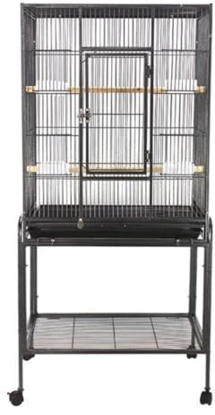RUVOO Vogelkäfig Vogelkäfige 53-Zoll-Vogelkäfig Mit Abnehmbarem Rollständer. Vogelkäfige Für Sittiche, Papageien, Nymphensittiche, Tauben Und Flugkäfige Vogel Käfig