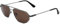 Police Unisex SPLF66 Sunglasses, Shiny Gunmetal 0508, 58
