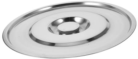 Amosfun Ersatzdeckel Aus Edelstahl Hochwertige Suppentopf-abdeckung Geeignet Für Suppeneimer Und Kochtöpfe Dicke Langlebige Topfdeckel Mit Robustem Griff Einfache Reinigung
