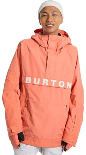 Burton Frostner 2L Anorak Herren-Schneejacke (US, Alpha, L, Regular, Regular, Peach Echo)