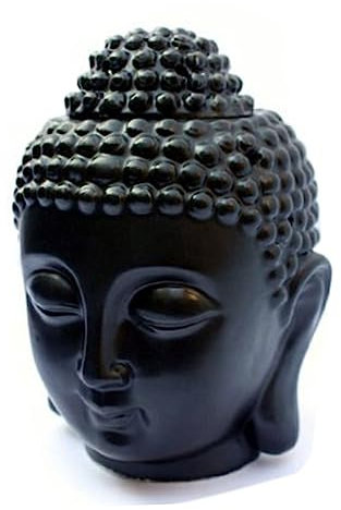 Garneck Handgefertigter Buddha-räucherbrenner – 10 X 14 cm Große Keramiklampe Für Wohnzimmer Schlafzimmer Hotel Dekoratives Kerzenzubehör