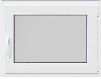 vidaXL Kellerfenster RISOR 80x50 cm Drehkipp DIN Rechts Anthrazit