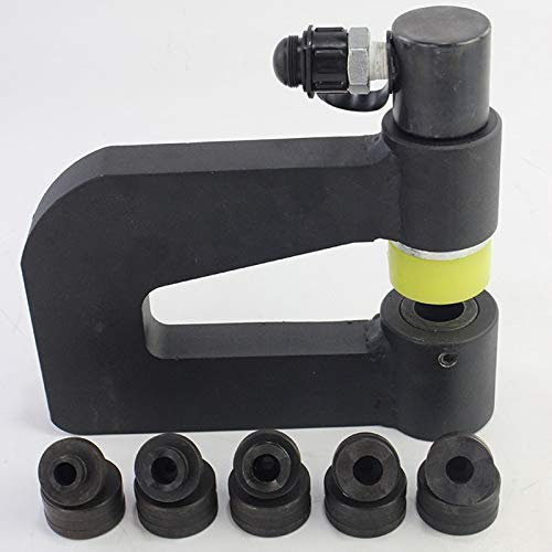 Hydraulic Crimping Tool, Hydraulic Cable Bridge Hole Punch Down Tools Hole Diggers 150mm Throat 6-35mm(6 8.5 10.5 12.5 14.5)