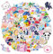 100 Pcs Cute Stickers for Girls, Vsco Holographic Vinyl Sticker Pack for Scrapbook Notebook Laptop Suitcase Guitar Skateboard