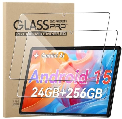 KZIOACSH Screen Protector for TABWEE Android Tablets 10 Inch Tablet/TABWEE T20, 2 Pack Ultra Clear Anti-Scratch Tempered Glass Film 9H Hardness Touch Sensitive Anti-Fingerprint Protective Screen Guard