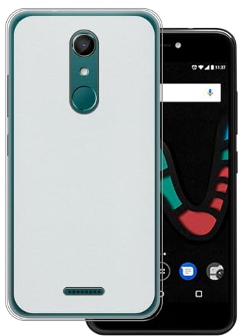 OAGELIM Hülle kompatibel mit Wiko Upulse Lite Case Stoßfeste TPU Weiche Flexible Schützende Handyhülle mit Kratzfestigkeit und Militärischer Fallschutz (Weiß)