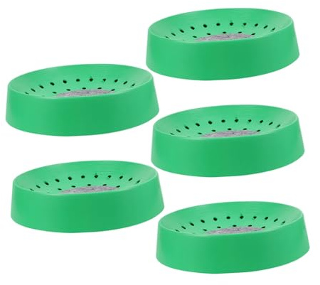 Abaodam Lot de 5 Bols Nidification pour Pigeons en Plastique Solide, Petit Nid D’éclosion Oiseau Trous Ventilés, pour Reproduction et Élevage en Cage à Oiseaux de Compagnie