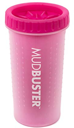 Dexas MudBuster Portable Dog Paw Cleaner, Pink Large Pet Supplies and Accessories
