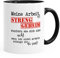 MoonWorks Kaffee-Tasse Meine Arbeit ist streng geheim... Tasse mit Innenfarbe schwarz Unisize