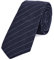 DonDon Herren Krawatte gestreift 6 cm dunkelblau