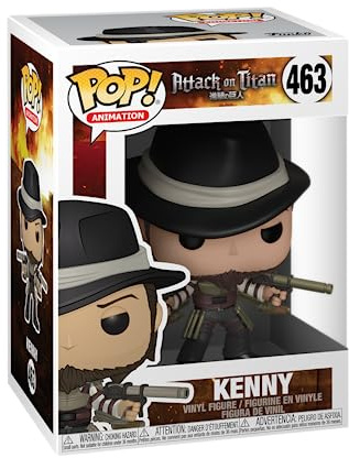 Funko POP! Vinyl: Animation: Attack On Titan : Kenny, Multi - Vinyl-Sammelfigur - Geschenkidee - Offizielle Handelswaren - Spielzeug Für Kinder Und Erwachsene - Anime Fans - Modellfigur Für Sammler