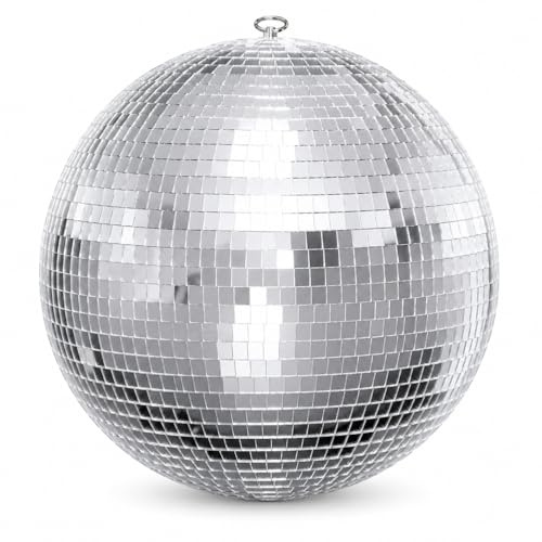 Youdepot 16-Inch Large Disco Ball – Big Hanging Mirror Ball Disco Ball Decor for Disco Party Decorations, Weddings, Events, Disco Christmas Decor, and Home Celebration
